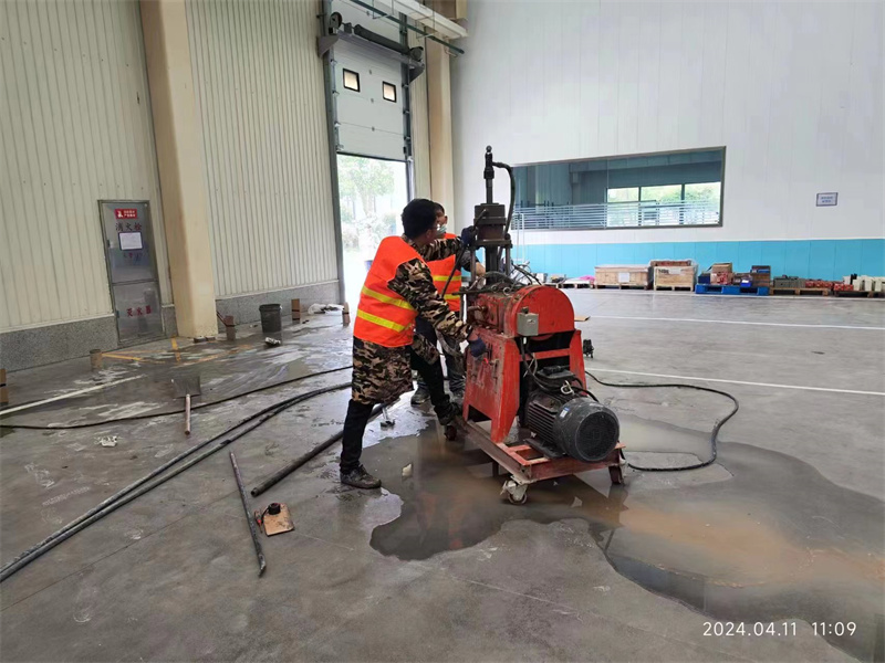 南京厂房地面下沉塌陷注浆加固施工